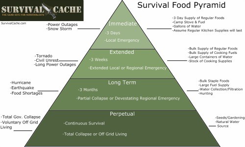 The Survival Food Pyramid