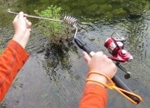 survival fishing pole