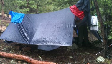 survival tarps can be used for shelter