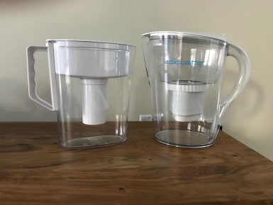 Epic Pure Filtered Water Pitcher vs. Brita Slim Water Pitcher