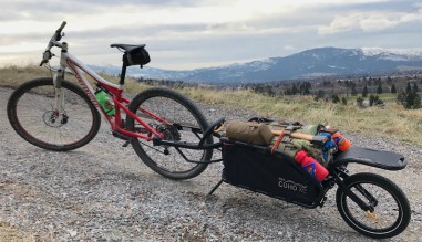 burley coho xc bike trailer