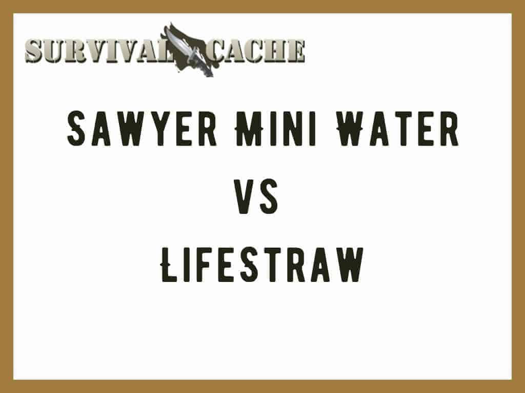 Sawyer Mini Water Filter vs LifeStraw