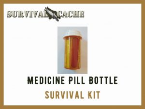 kit de survie de bouteille de pilule de médecine