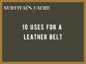 Utilisations pour une ceinture en cuir