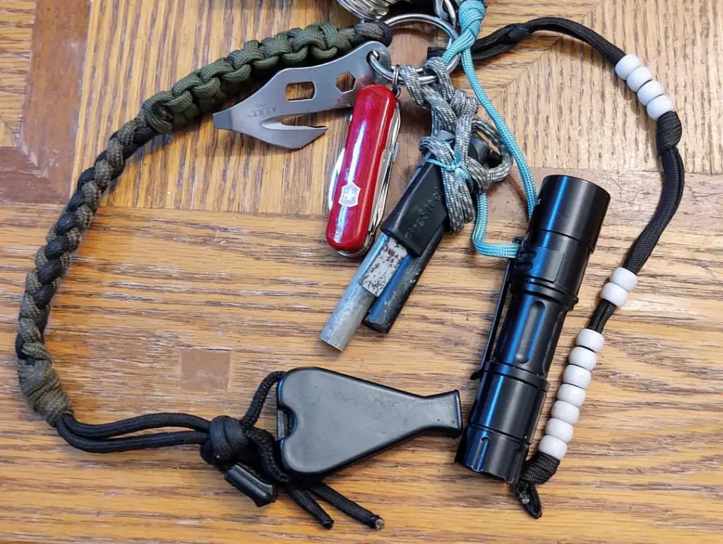 survival keychain loose