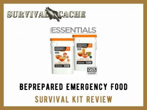 Kit de survie alimentaire d'urgence préparé