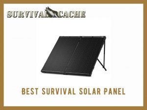 Panneau solaire de survie