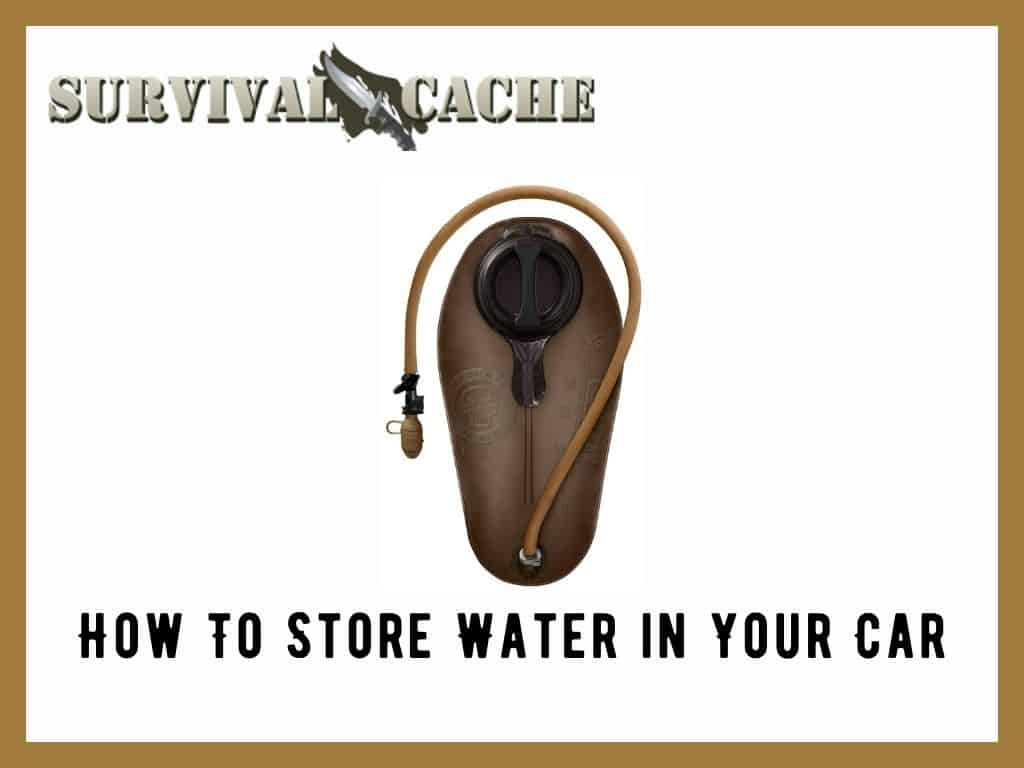 Comment stocker l'eau dans votre voiture