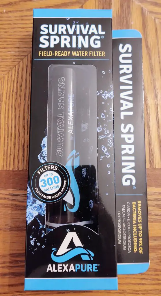 survival spring packaging