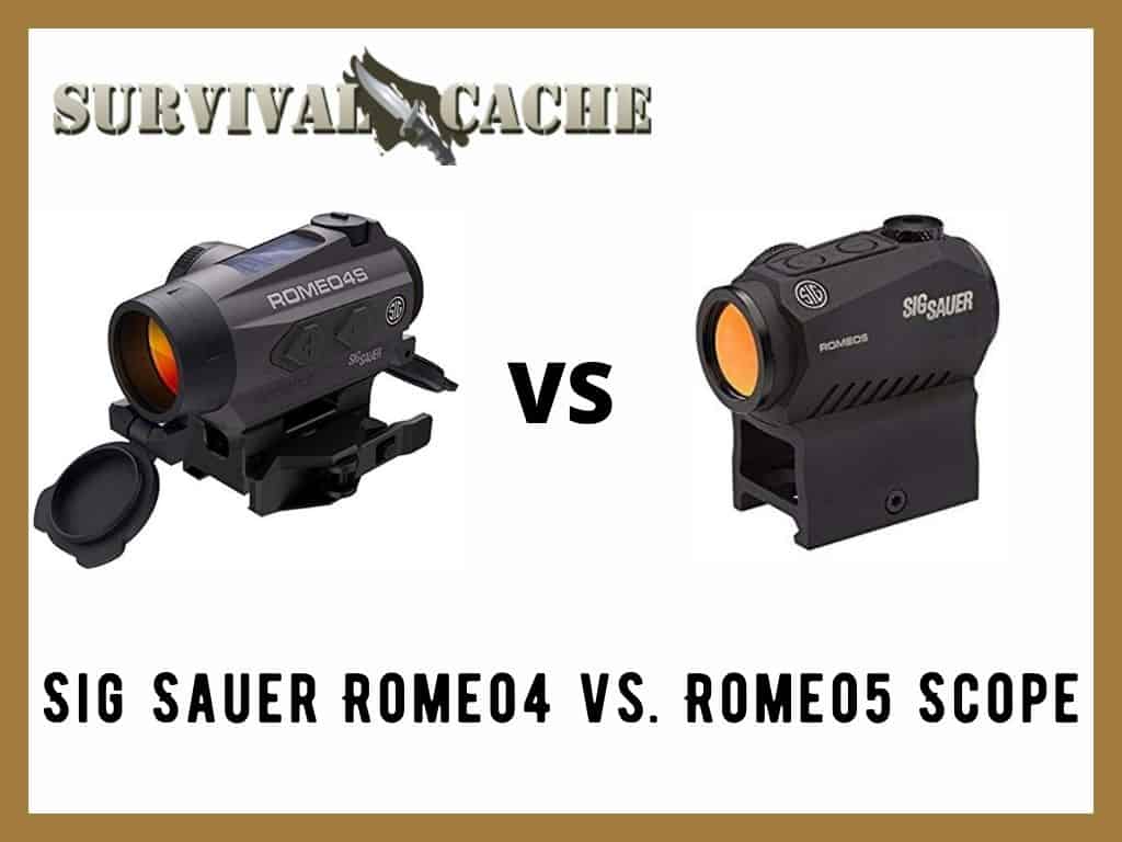 Sig Sauer Romeo 5 vs Romeo 4 Scope Comparison 2021