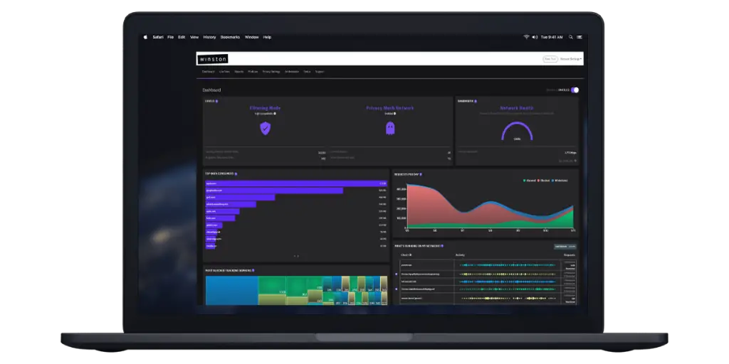 winston dashboard