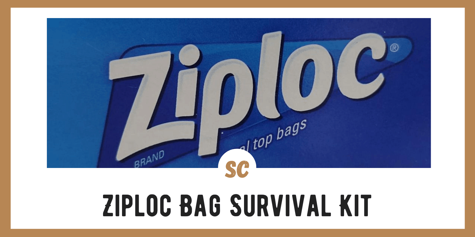 Ziploc Bag Survival Kit: Why Use One, 11 Items to Include