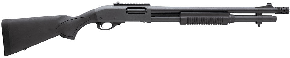 Remington 870 Express Tactical defensive shotgun with synthetic stock