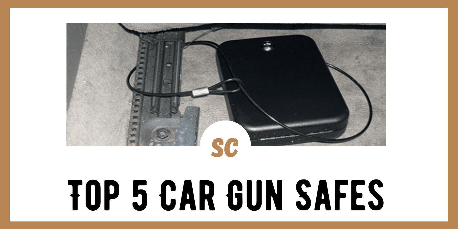 Portable Car Safe Box Electronic Pistol Lock Security Handgun Storage 