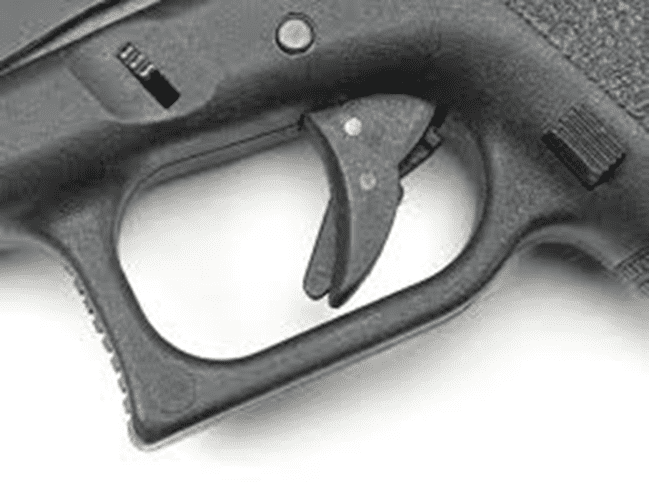 The Glock trigger operates the safey to actively engage the firing mechanism when the trigger is pulled