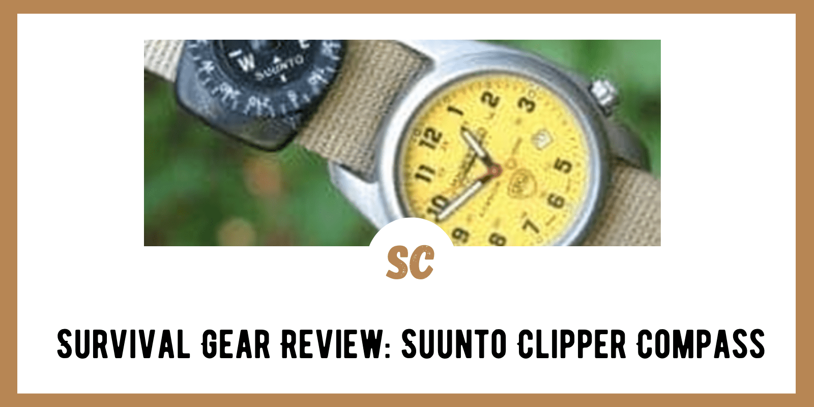 Survival Gear Review: Suunto Clipper Compass