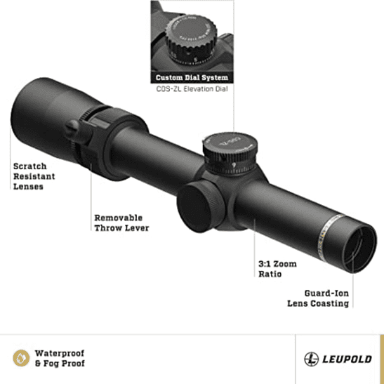A great choice of a scope for mini 14 rifles featuring quick target acquisition for longer range shots 
