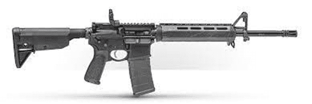 An AR-15 rifle 