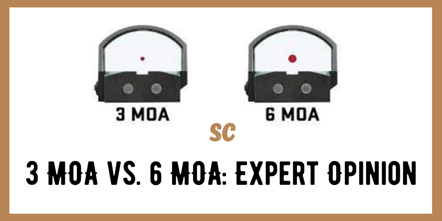 3 MOA vs. 6 MOA Reticle Details Explained Survival Cache