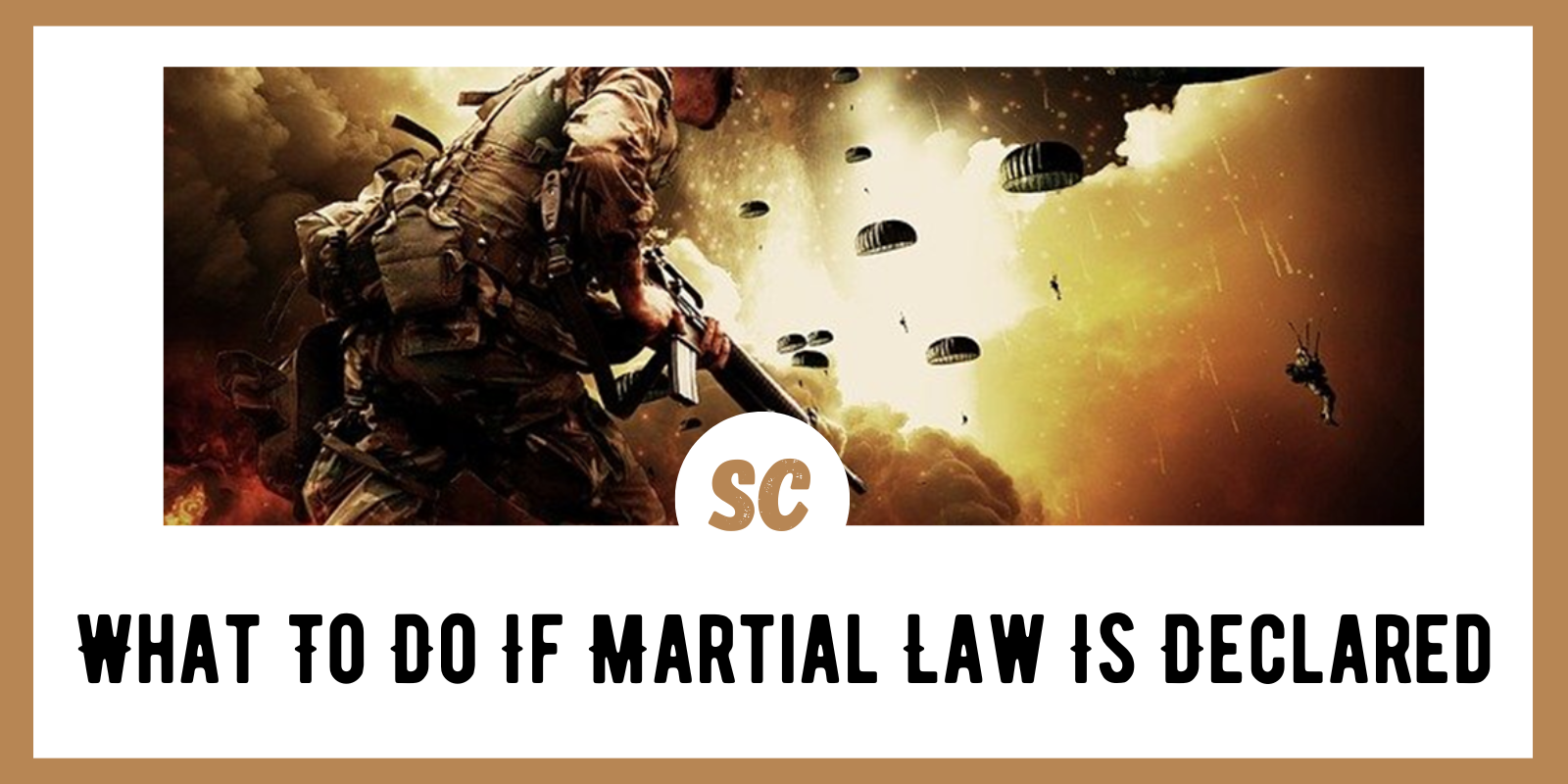 What To Do If Martial Law Is Declared