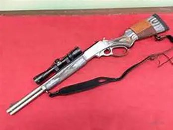 A Model 1895 with scout scope configuration