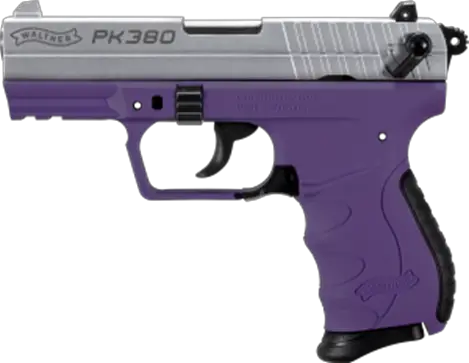 Walther offers the PK380 in several different frame colors and slide finishes with a magazine that hold eight rounds.