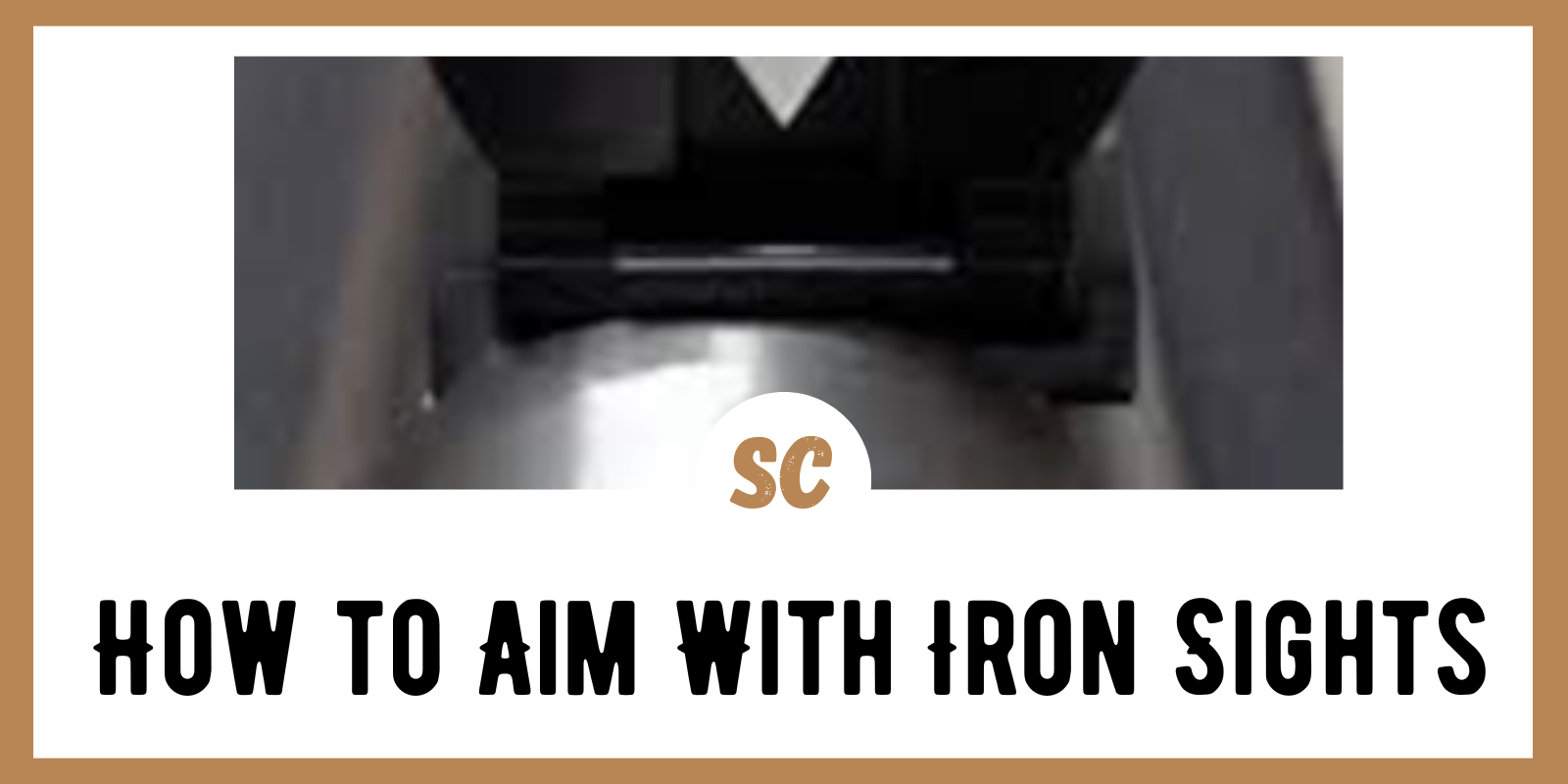 How to Aim With Iron Sights