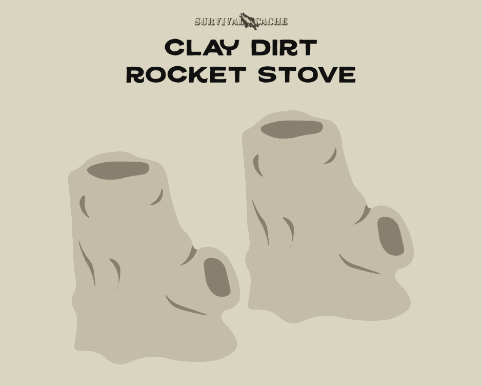 clay diy rocket stove