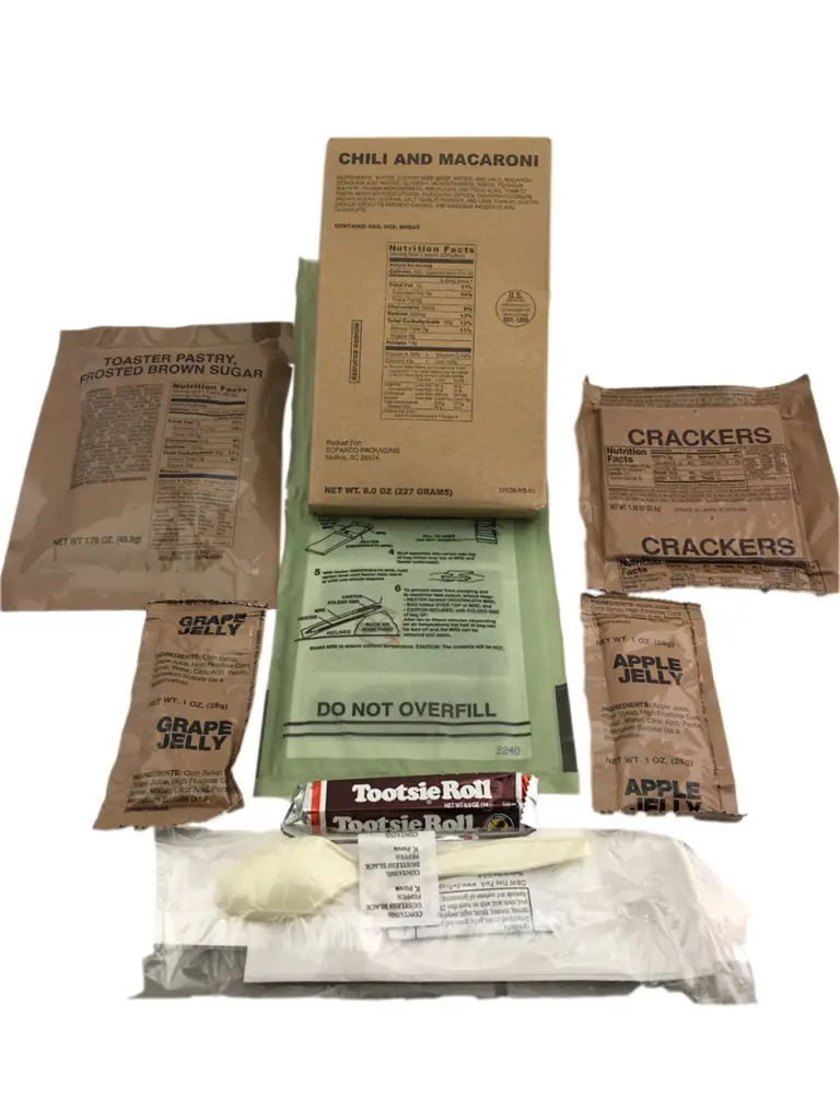 Amazon.com: Sure-Pak MRE Pack of 5 SOPAKCO Reduced Sodium Emergency Ration  Meals - Ready to Eat Variety Pack Factory Sealed … : Sports & Outdoors