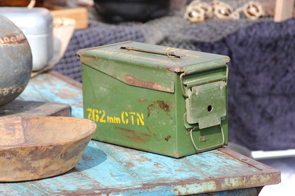 military style ammunition box example