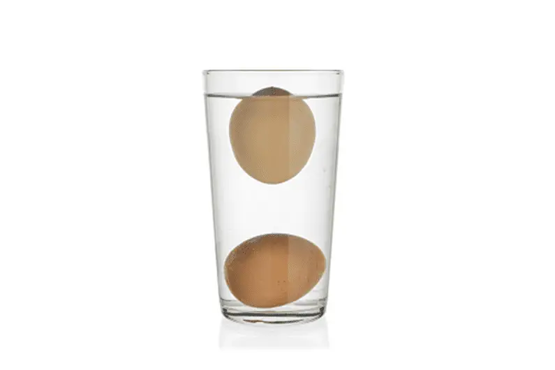water glass eggs